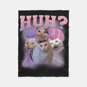 Cobertor De Velo Memória Engraçada Huh Gato De Camisa Gato Soa Humo