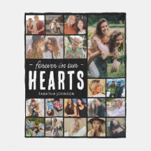 Memorial de Foto Collage para sempre em nossos Cor