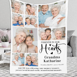 Cobertor De Velo Memorial Forever em nossos Corações Foto Personali