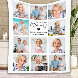 Cobertor De Velo Memorial Funeral Elegante Personalizado 11 Foto