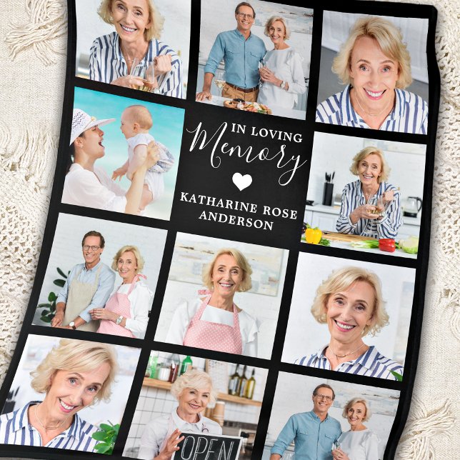 Cobertor De Velo Memorial Moderno Em Amar Memória 11 Colagem Fotogr (Criador carregado)