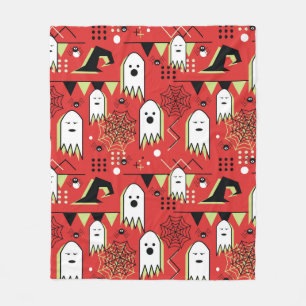 Cobertor De Velo Memphis sem costura geométrica do fantasma de hal