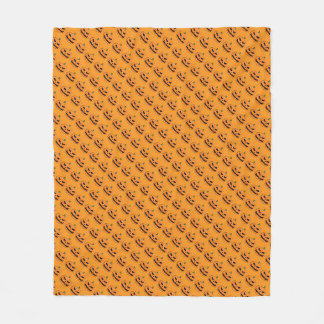 Cobertor De Velo Menacing Jack O'Lantern Halloween