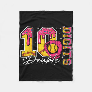 Cobertor De Velo Menina 10 Dígitos Duplos Aniversário de 10 anos So