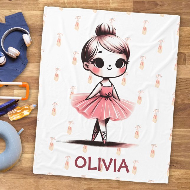 Cobertor De Velo Menina Ballerina Bonita (Criador carregado)