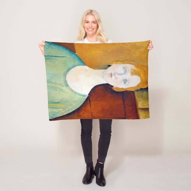 Cobertor De Velo Menina em uma blusa verde, Modigliani (In Situ)