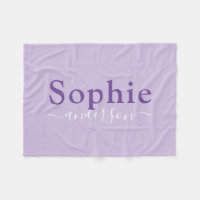 Menina personalizada roxa