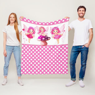 Cobertor De Velo Meninas bonitos da fada da fantasia
