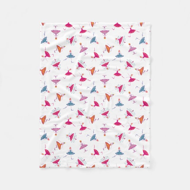 Cobertor De Velo Meninas dançantes (Frente)