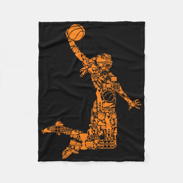 Cobertor De Velo Meninas de basquete 1 (Frente)