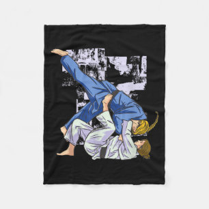 Cobertor De Velo Meninas de Jiu Jitsu Brasileiro Judô