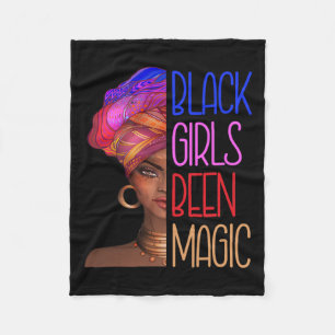 Cobertor De Velo Meninas Negras Foram Rainhas Mágicas Africanas Par