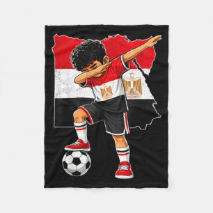 Cobertor De Velo Menino do Egito de Jersey do Egito de Futebol Dabb