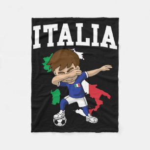 Cobertor De Velo Menino do Futebol Itália Italiano Bandeira do Mapa