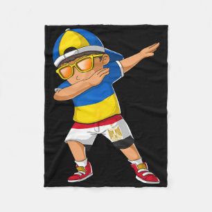 Cobertor De Velo Menino meio ucraniano egípcio Bandeira da Ucrânia
