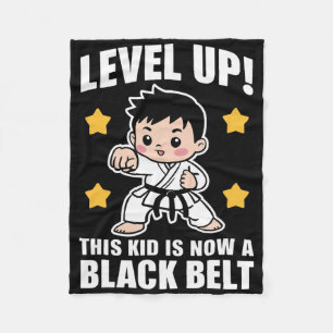 Cobertor De Velo Meninos do Cinturão Negro Bonito de Karate