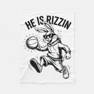 Cobertor De Velo Meninos Ele Ressuscitou Bunny Face Sungles Basquet