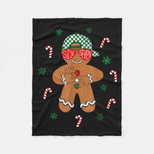 Cobertor De Velo Meninos Natal Masculino 6 7 Biscoito de Natal Piad