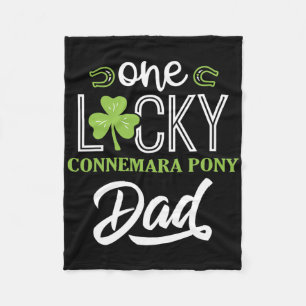 Cobertor De Velo Mens One Lucky Connemara Pony Horse Pai Irish Hors
