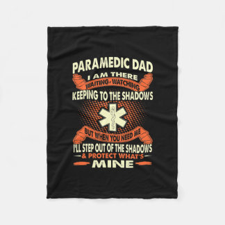Cobertor De Velo Mens Paramedic Dad Waiting Protect Father's Day