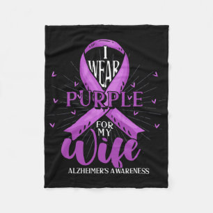 Cobertor De Velo Mens Purple Ribbon Heimerheimers Combatendo Esposa