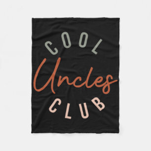 Cobertor De Velo Mens Retro Legal Uncles Club Funny Tio Pocket Fat
