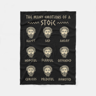 Cobertor De Velo Mens Stoicismo Citação Marcus Aurelius