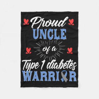 Cobertor De Velo Mens T1d Tio Orgulhoso Sensibilização Diabetes Tip