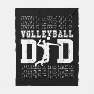Cobertor De Velo Mens Vintage Pai de Voleibol Americano de Bandeira