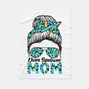 Cobertor De Velo Mensageiro Bun Sungl Leopard Down Síndrome de Sens