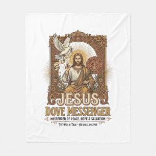 Cobertor De Velo Mensageiro Jesus Pombo Jesus Pombo Mensageiro Cris