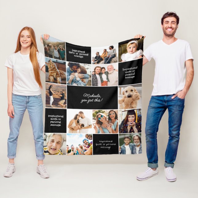 Cobertor De Velo Mensagens personalizadas de conforto Inspiracional (In Situ)