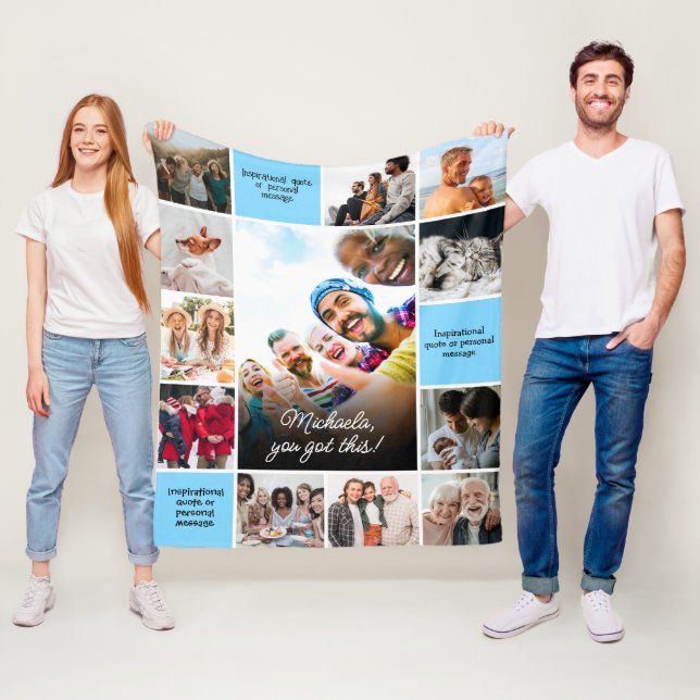 Cobertor De Velo Mensagens personalizadas de conforto Inspiracional (In Situ)