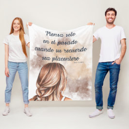 Cobertor De Velo Mensajes Motivacionales en Español