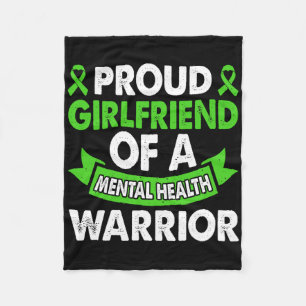Cobertor De Velo Mental Health Awarting Namorada Warrior Mental