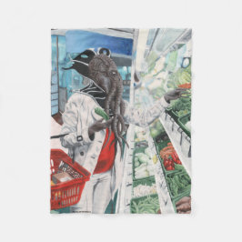 Cobertor De Velo Mente Flayer Grocery Store Fantasy Art Blanket