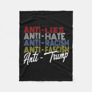 Cobertor De Velo Mentiras Anti-Trump E Fascismo Resistiam À Votação