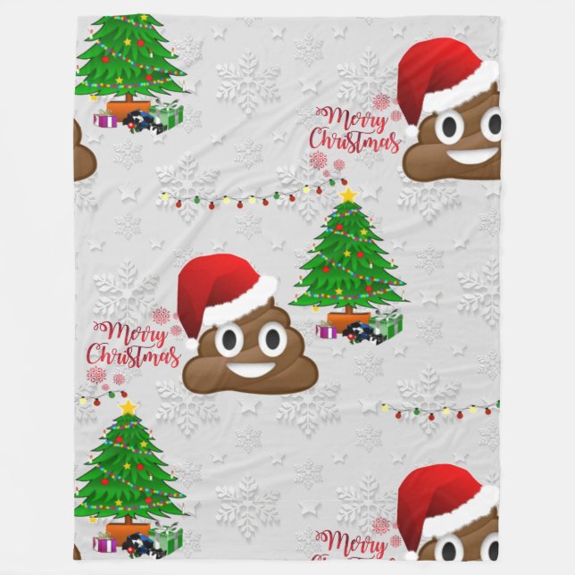 Cobertor De Velo meritório poo emoji blanket (Frente)