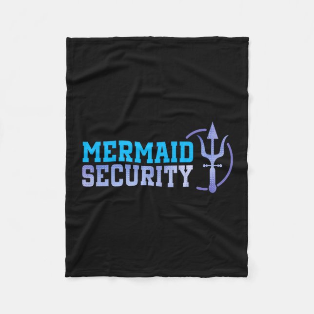 Cobertor De Velo Mermaid Security Halloween Costume Dad Men Boy  (Frente)