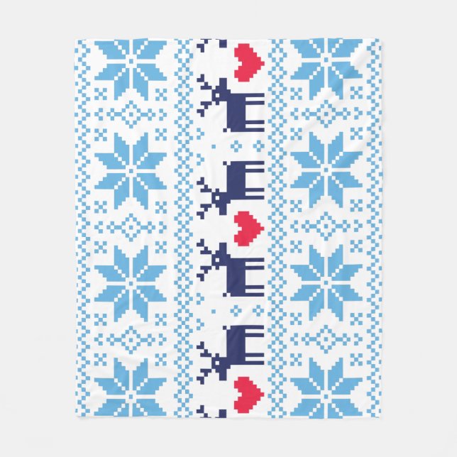 Cobertor De Velo Merry Christmas pattern 2 (Frente)