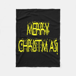 Cobertor De Velo Merry Christmas Starry Night Font Girls Boys