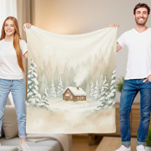 Merry Mist Cozy Fleece Blanket – 50"x60"