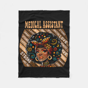 Cobertor De Velo Mês da História Afro-Negra Instantânea Médica Para