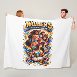 Cobertor De Velo Mês da História das Mulheres – Feminino Poderoso e