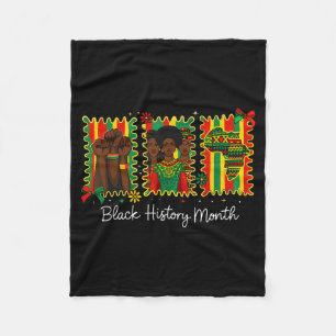 Cobertor De Velo Mês da História Negra Afro-Americano Eu Tenho um S