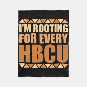 Cobertor De Velo Mês da História Negra da Hbcu Estou Torcendo Por C