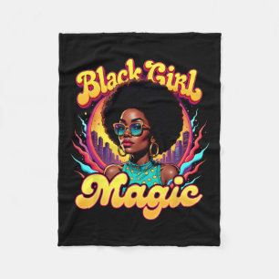 Cobertor De Velo Mês da História Negra da Melanina Mulher Magia Men