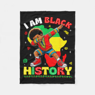 Cobertor De Velo Mês da História Negra Eu Sou Criança Dançando Hist