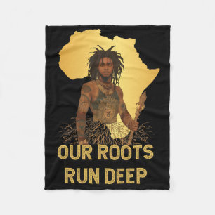 Cobertor De Velo Mês da História Negra Raízes Africanas São Profund
