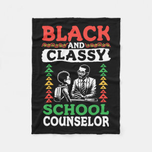 Cobertor De Velo Mês da História Negra Registrador da Escola Black